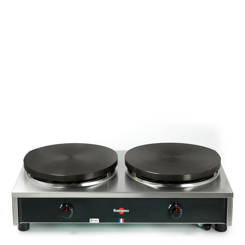 Krampouz Gas Crepe Maker - Double Frame - Luxury Range - 400mm - Manual Control